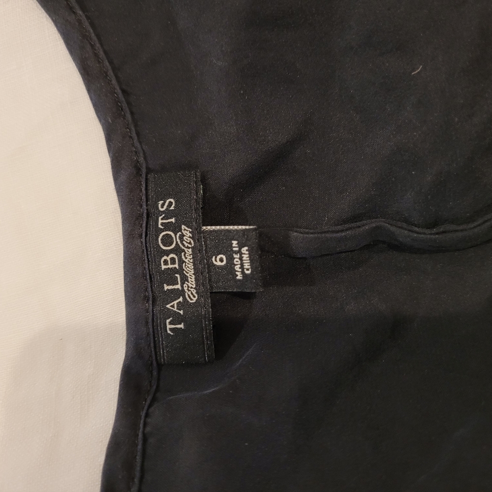 Talbots Black tank top